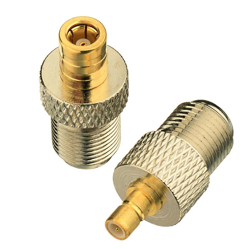 Eightwood SMB to F RG6 Coax Antenna Adapter Conversion kit 2pcs Compatible with Satellite Sirius XM Radio - Image 3